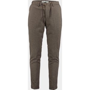 Born With Appetite - Chino Broek - Donkerbruin - Polyester/Viscose/Elastaan
