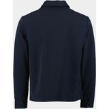 Born With Appetite Casual hemd lange mouw Blauw Bari Zipper Shirt Jacket 24314BA10/290 navy