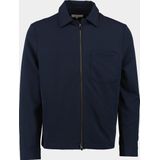 Born with Appetite - Casual Hemd - Navy - Lange Mouw - Zipper Shirt Jacket