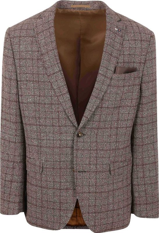 Suitable - Heleen - Blazer - Bruin - Licht Getailleerde Pasvorm