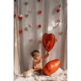 A Tiny Story - Broek - Roze - Stretchkatoen - Elastische Tailleband