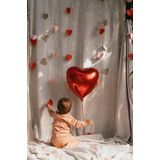 A Tiny Story - Broek - Roze - Stretchkatoen - Elastische Tailleband