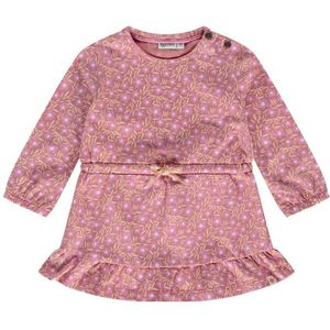 Babyface Roze Jurk met Lange Mouwen en Ruches