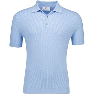 Born with Appetite - Polo - Lichtblauw - Katoen