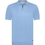 Born with Appetite - Polo - Blauw - Katoen