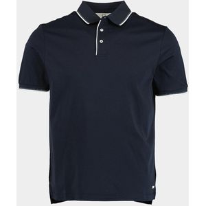 Born With Appetite - Polo - Korte Mouw - Blauw - Franklin - 25108FR36/264