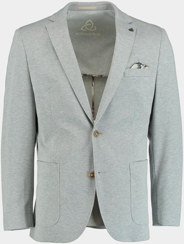 Scotland Blue - Colbert - Dusty Grey - 73% Polyester 16% Viscose 7% Elastaan