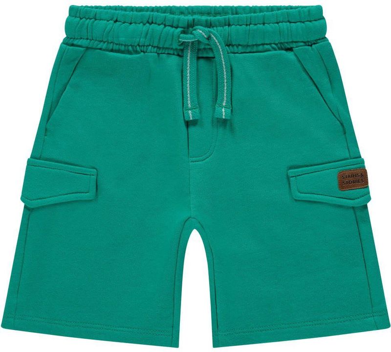 Stains&Stories sweatshort groen