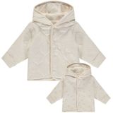 Babyface - Jas - Ecru/Beige - Gewatteerd - Omkeerbaar Design
