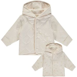 Babyface - Jas - Ecru/Beige - Gewatteerd - Omkeerbaar Design