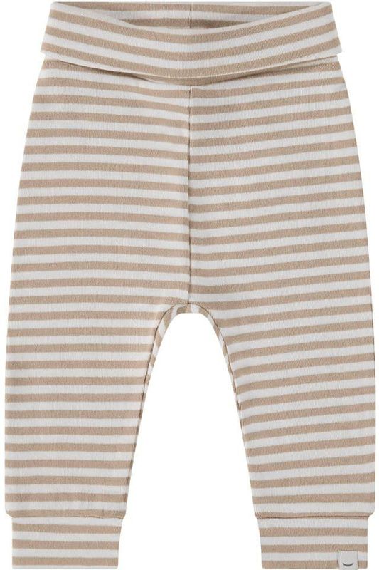 Babyface - Broek - Beige/Wit - Stretchkatoen