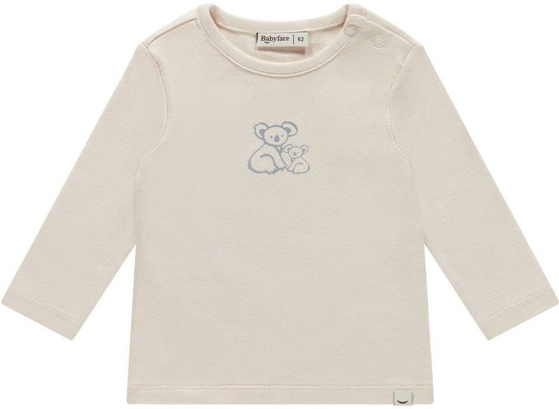Babyface - Longsleeve - Stretchkatoen - Ronde Hals - Drukknoopsluiting