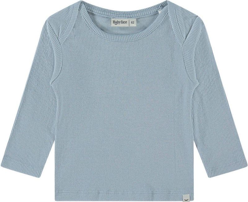 Babyface - Longsleeve - Grijsblauw - Rib Gebreid