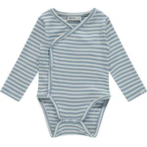 Babyface - Romper - Blauw-Wit - Katoen-Modal-Elastaan