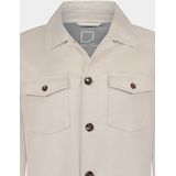 Born With Appetite - Overshirt - Grijs - Viscose Mix - Regular Fit