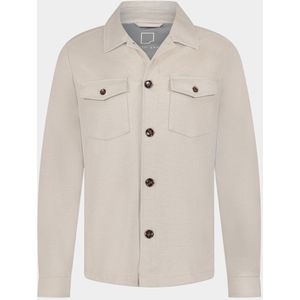 Born With Appetite - Overshirt - Grijs - Viscose Mix - Regular Fit