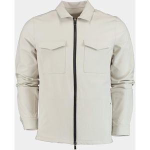 Born With Appetite Overshirt Grijs Boed Shirtjacket 25114BO10/920 mist