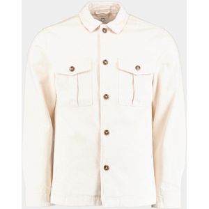 Born With Appetite - Owen Overshirt - Off-White - Katoen