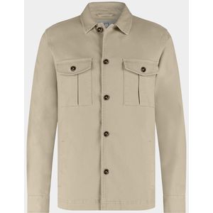 Born With Appetite - Owen Overshirt - Grijs - Katoen/Viscose/Elastaan