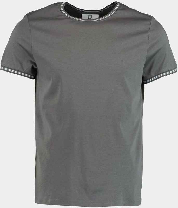 Born With Appetite - Reserve Tee 25108RE95/980 - T-shirt - Grijs - Korte Mouw