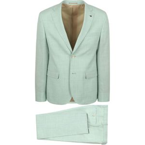 Suitable Toulon Kostuum Wol Surf Groen - Maat 46 - Heren