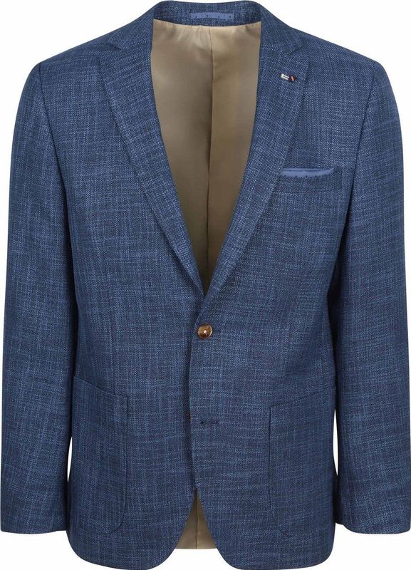 Suitable - Colbert - Blauw - Modern-fit - Heren Blazer