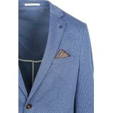Suitable - Colbert - Blauw - Face Print - Heren Blazer