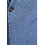 Suitable - Colbert - Blauw - Face Print - Heren Blazer