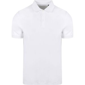 Suitable - Boris Poloshirt - Wit - Heren - Polo shirt met Korte Mouw