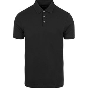 Suitable Boris Poloshirt Zwart - Maat S - Heren - Polo shirt Heren met Korte mouw