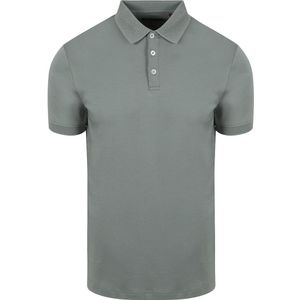 Suitable Boris Poloshirt Groen - Maat S - Heren - Polo shirt Heren met Korte mouw