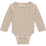 A Tiny Story - Romper - Ecru - Lange Mouwen - Ronde Hals