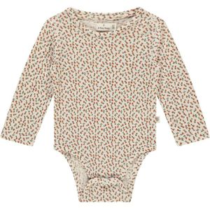 A Tiny Story - Romper - Ecru - Lange Mouwen - Ronde Hals