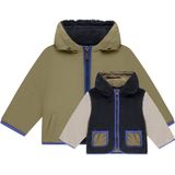 Babyface - Reversible Jas - Donkerblauw - Met Capuchon - Teddy