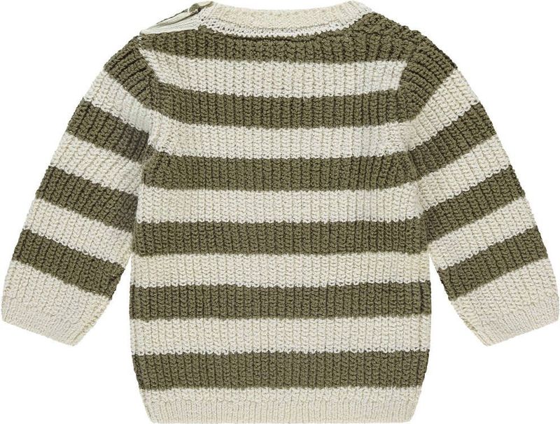 Babyface - Grof Gebreide Trui - Groen - Regular Fit - Lange Mouwen