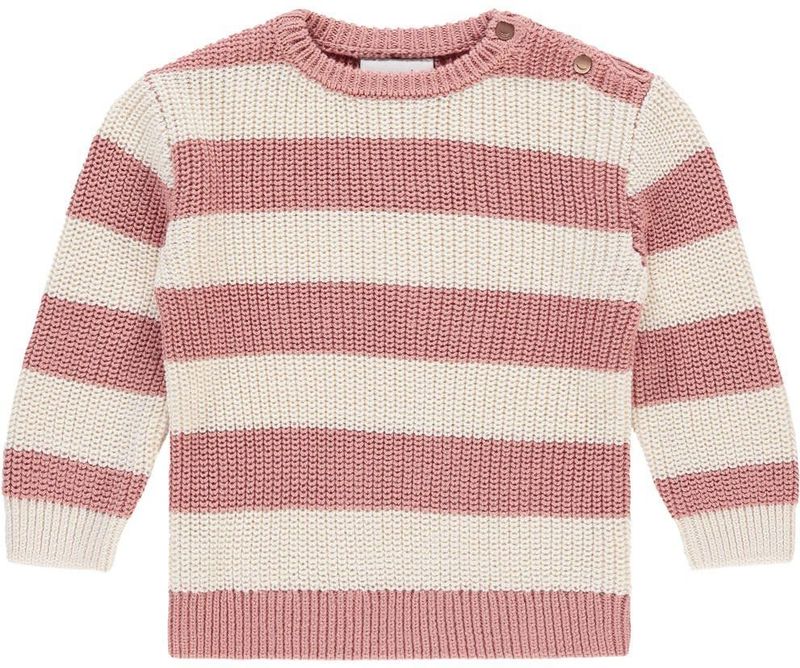 Babyface - Trui - 100% Katoen - Grof Gebreid - Met Drukknoopsluiting