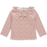 Babyface - Longsleeve - Stretchkatoen - Met Peter Pan-kraag en Ruches