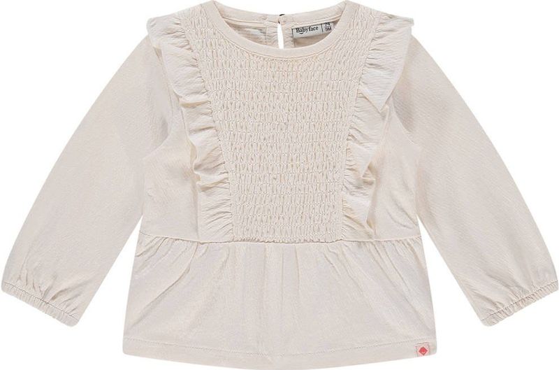 Babyface - Peplum Top - Zacht - Met Ruches en Smockwerk