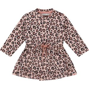 Babyface - Jurk - Roze - Lange Mouwen - Ronde Hals - Drukknoopsluiting