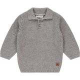 Babyface - Grof Gebreide Trui - Grijs - Regular Fit