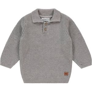 Babyface - Grof Gebreide Trui - Grijs - Regular Fit