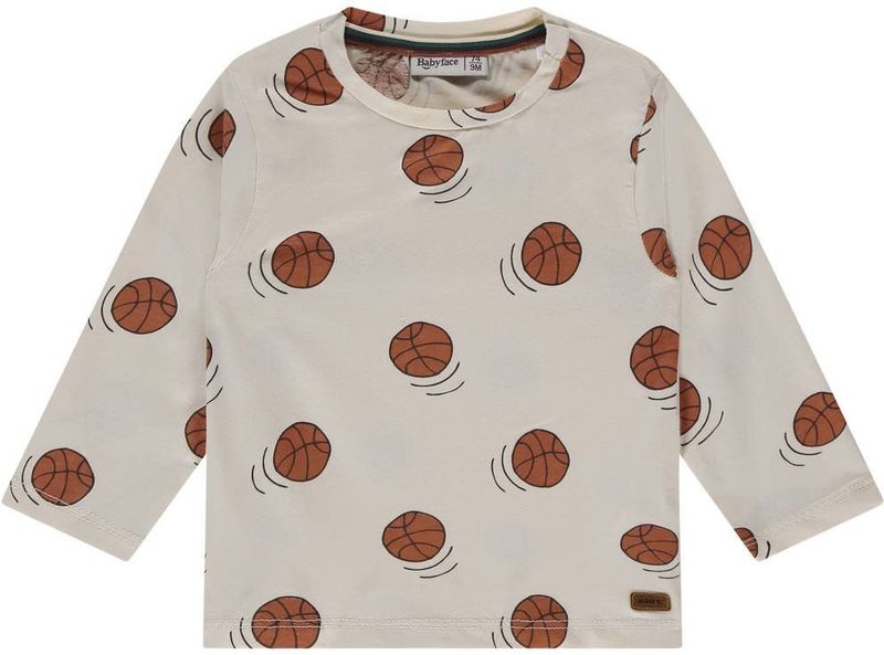 Babyface - Longsleeve - Ecru - Regular Fit - Lange Mouwen