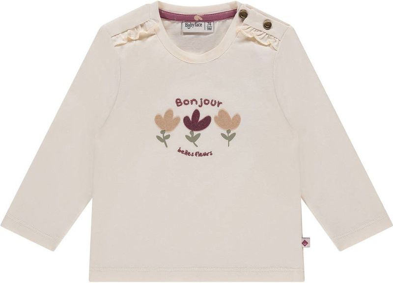 Babyface - Longsleeve - Stretchkatoen - Ruches op de Schouders