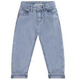 Stains&Stories - Jeans - Blauw - High Waist - Wijd van Pasvorm
