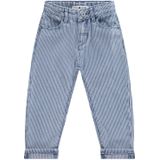 Stains&Stories - Jeans - Blauw - High Waist - Wijd van Pasvorm