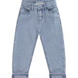 Stains&Stories - Jeans - Blauw - High Waist - Wijd van Pasvorm