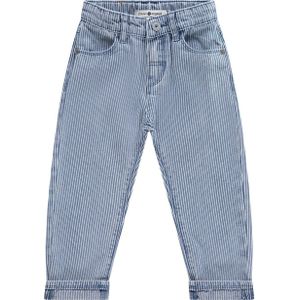 Stains&Stories - Jeans - Blauw - High Waist - Wijd van Pasvorm