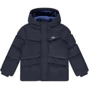 Stains&Stories - Gewatteerde Jas - Donkerblauw - Winterjas
