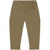 Stains&Stories - Loose Casual Broek - Bruin - Katoen met Elastaan