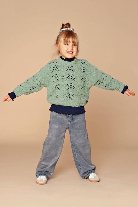 Stains&Stories - Loose Fit Jeans - Zilver